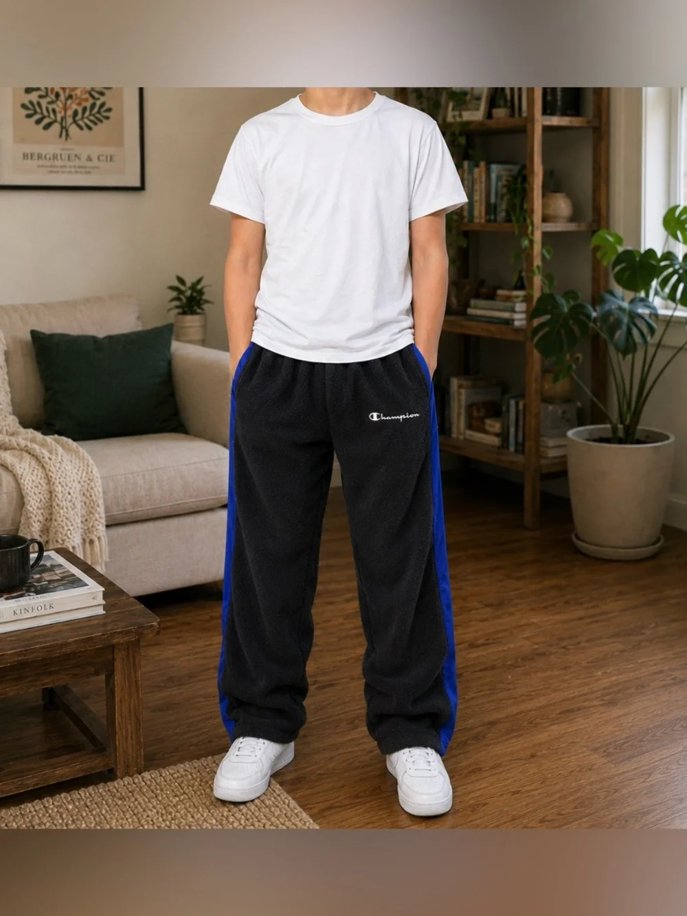 Champion Fleece Sweatpants Boys Large (14/16)